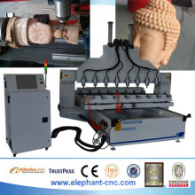 venta caliente en china !!! enrutador cnc con dispositivo rotativo con alta precisión